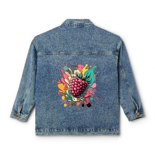 Raspberry Classic Women's Denim Jackets