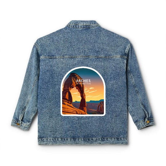 Arches National Park Classic Women's Denim Jackets