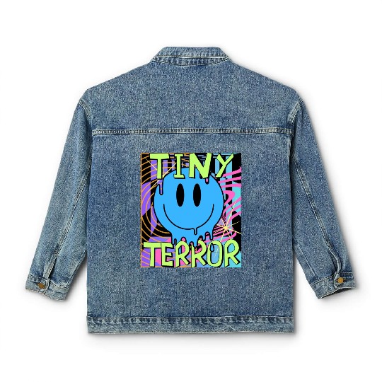 Tiny Terror Streetwear Classic Women's Denim Jackets All Neon Colors