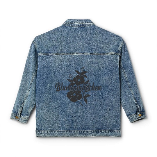 Flower Girl bride and Groom Classic Women's Denim Jackets