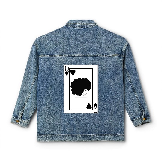 Black Queen Classic Women's Denim Jackets