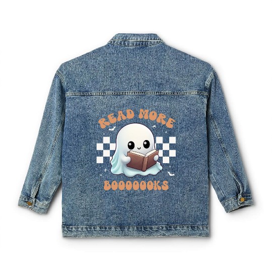 Read More Booooks | Book Lover | Funny Teacher Classic Women's Denim Jackets