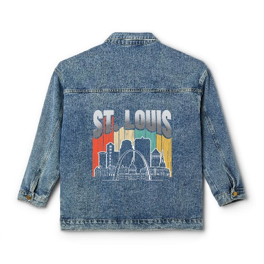 St. Louis Missouri Vintage Classic Women's Denim Jackets