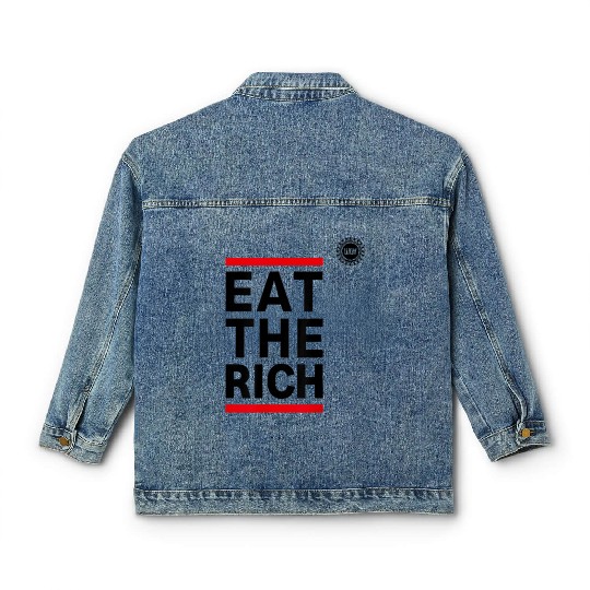 UAW Eat The Rich Classic Women's Denim Jackets
