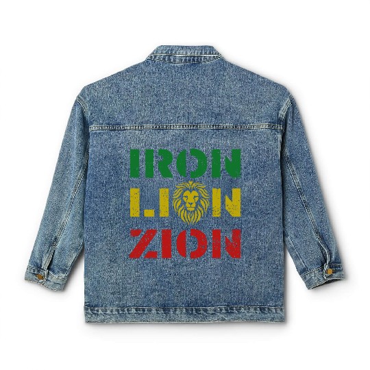 iron lion zion Classic Women's Denim Jackets