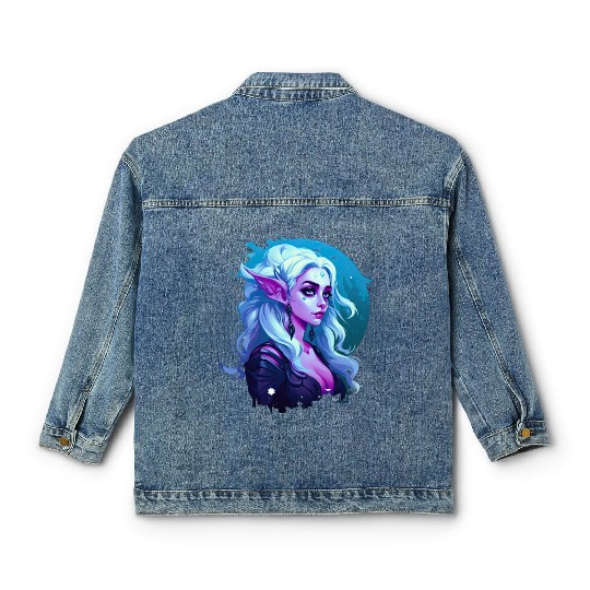 Enchanted Spectrum Elf Classic Women's Denim Jackets