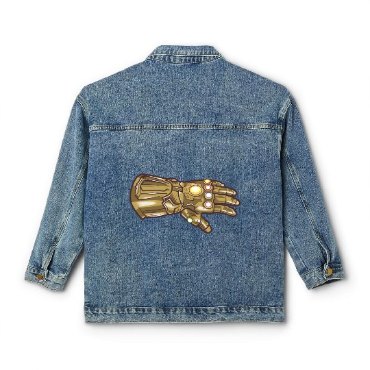 Thanos Infinity Gauntlet Classic Women's Denim Jackets