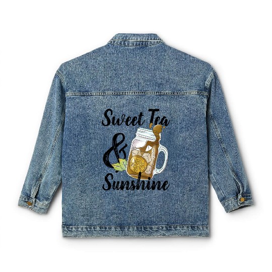 Sweet Tea And Sunshine Classic Women's Denim Jackets