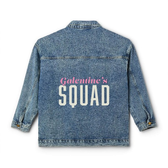 Be My Galentine. Galentine's Day Classic Women's Denim Jackets