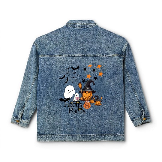 "Hocus Pocus Magic" Classic Women's Denim Jackets