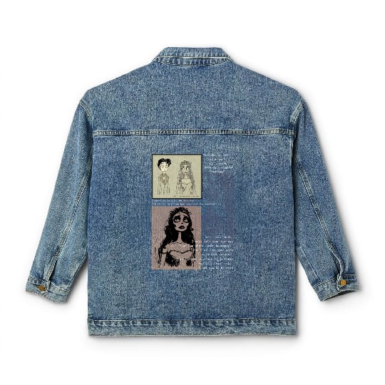 corpse bride Classic Women's Denim Jackets