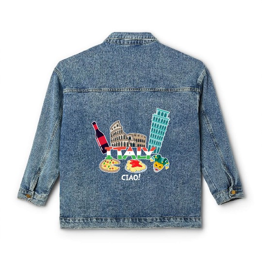 I LOVE ITALY Classic Women's Denim Jackets