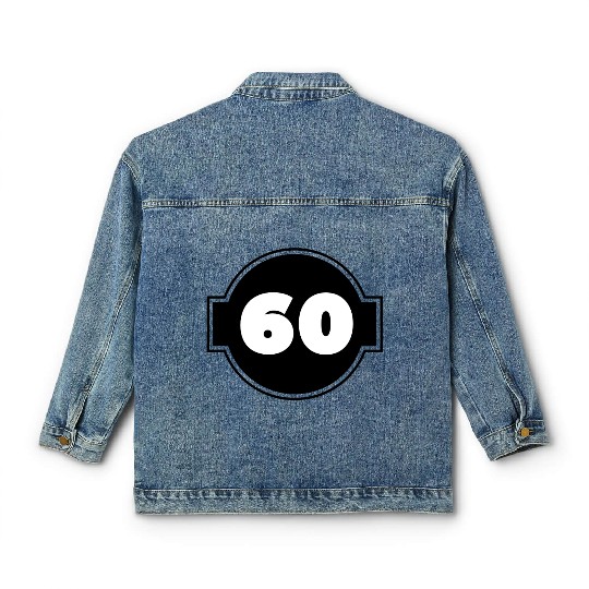 60 Years Anniversary - Number Sixty Classic Women's Denim Jackets