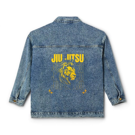 Men's Jiu Jitsu BJJ Student MMA Fan Classic Women's Denim Jackets