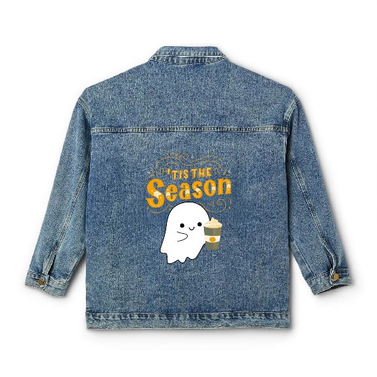 Tis the season pumpkin spice Classic Women's Denim Jackets