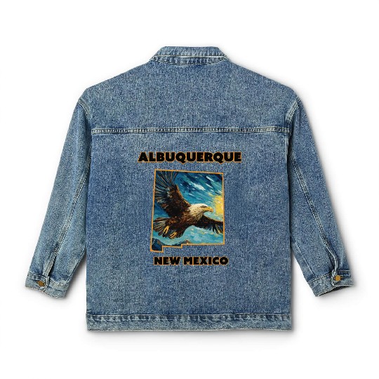 New Mexico - Eagle Classic Women's Denim Jackets