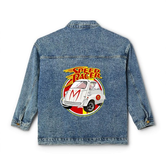 Speed Racer Car Classic Women's Denim Jackets