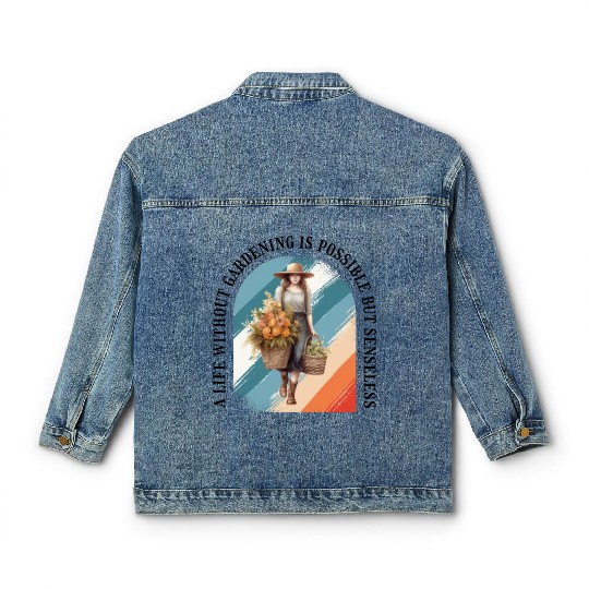 Gardening Garden-plants Florists-Gardener women Classic Women's Denim Jackets