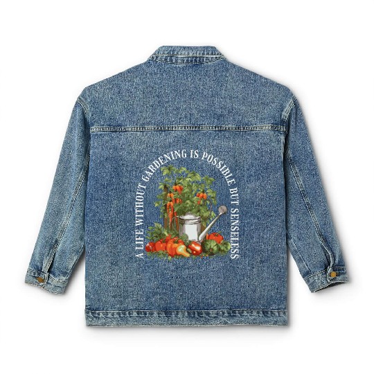 Gardening Garden-plants Florists-Gardener sayings Classic Women's Denim Jackets