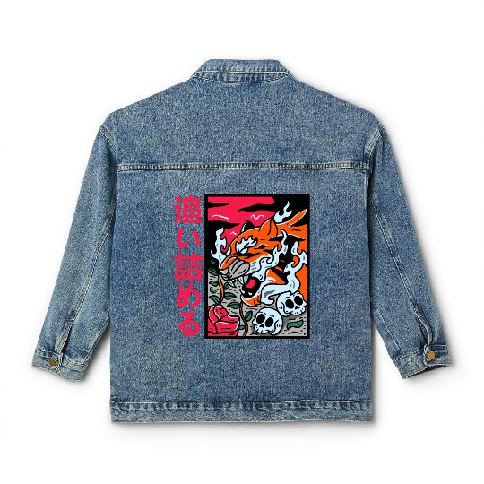 Year Of The Dragon 2024 Zodiac Lunar Chinese Classic Women's Denim Jackets