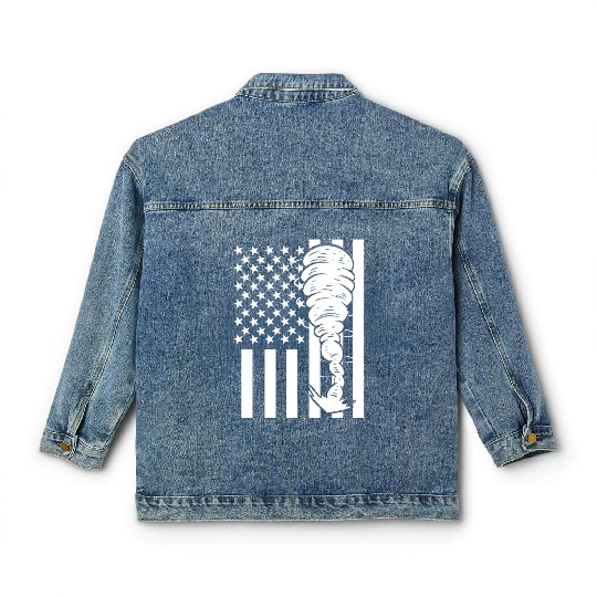 Tornado Fan Chaser TV Reporter Gift Classic Women's Denim Jackets
