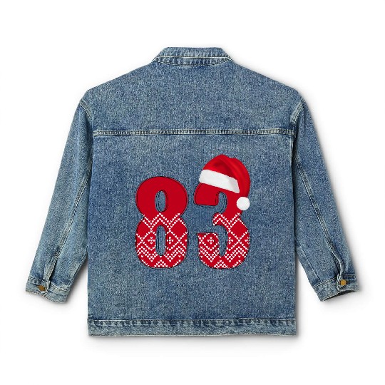 Number 83 - Happy Christmas Eighty Three Classic Women's Denim Jackets