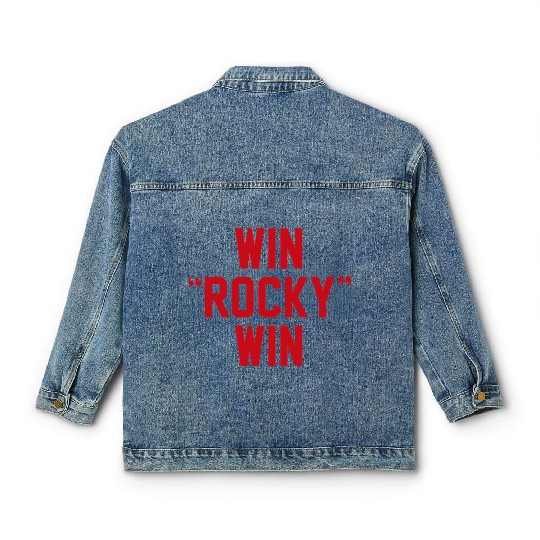 Win Rocky Win Classic Women's Denim Jackets