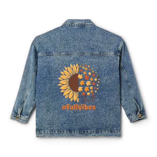 Fall Vibes Classic Women's Denim Jackets
