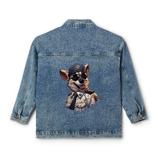 Police hyena Classic Women's Denim Jackets