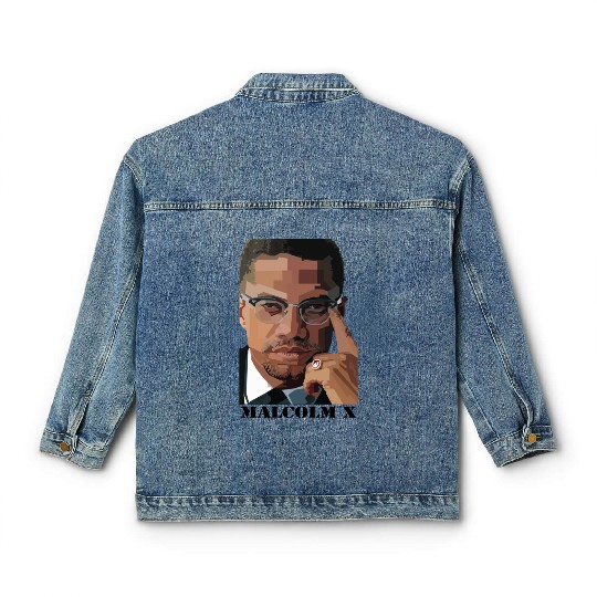 Malcolm X Classic Women's Denim Jackets