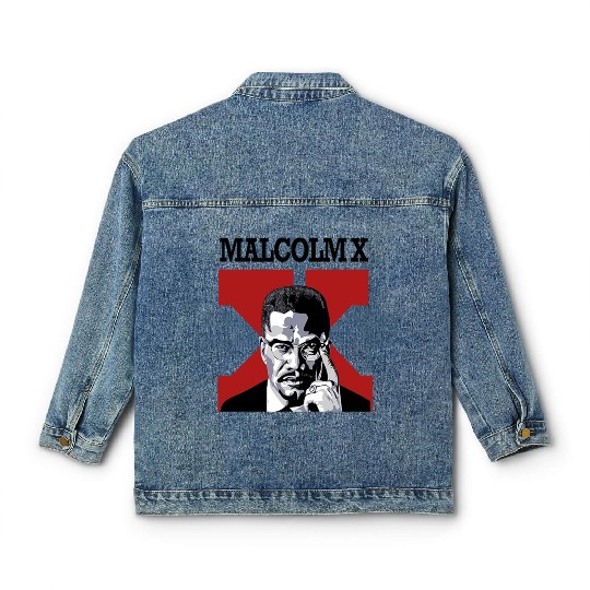 Malcolm X Classic Women's Denim Jackets