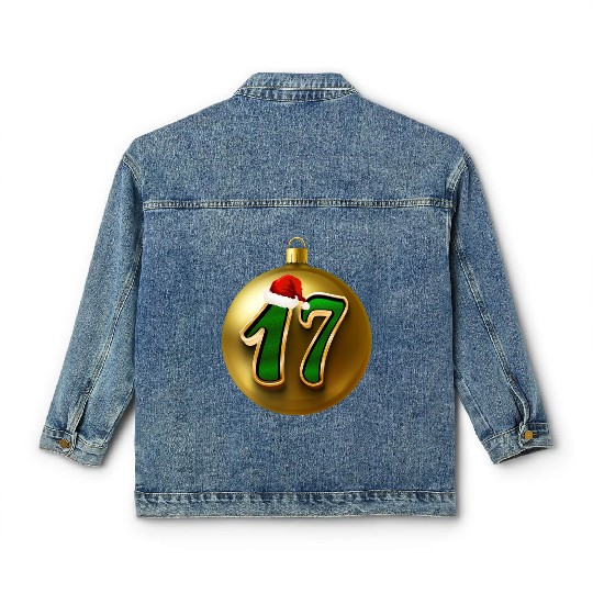 17 Years Young - Seventeen Christmas Balls Classic Women's Denim Jackets