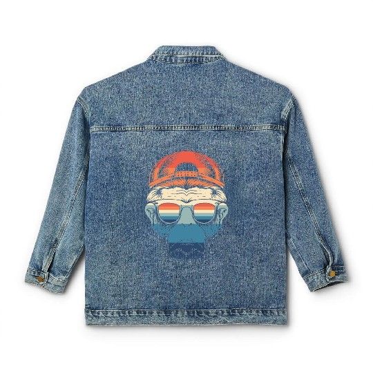 Cheeky Chic: Monkey Face Apparel Classic Women's Denim Jackets