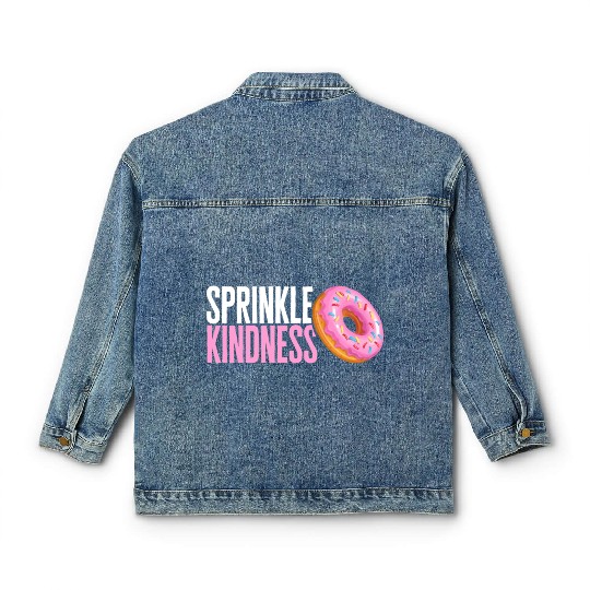 Teacher Classic Women's Denim Jackets, Sprinkle Kindness Classic Women's Denim Jackets, Gift For