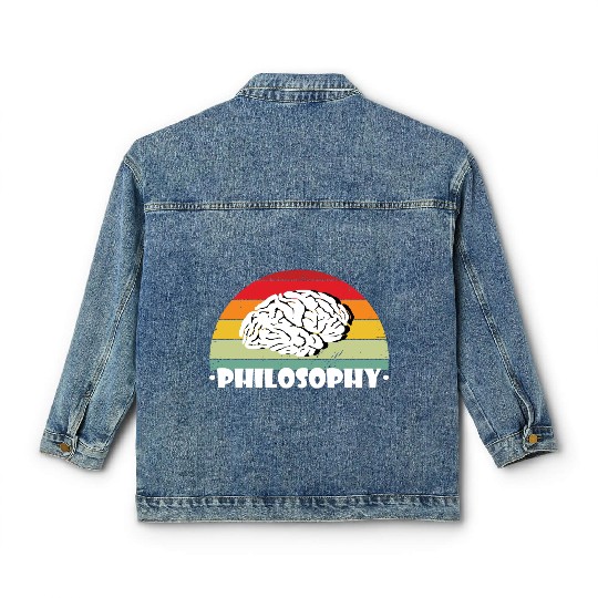 Philosophy Use Your Brain Classic Women's Denim Jackets