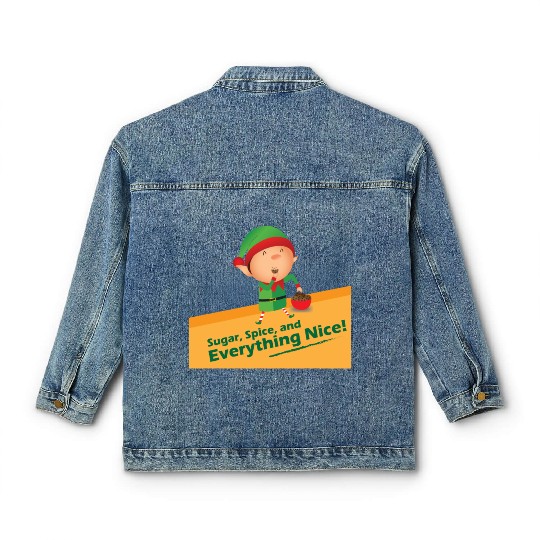 Elf Diet - Christmas Classic Women's Denim Jackets