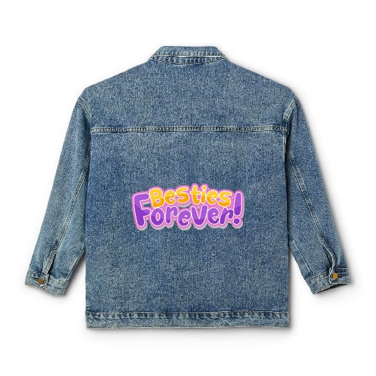 Besties Forever Classic Women's Denim Jackets
