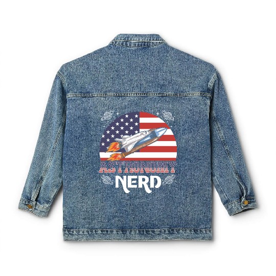 Astronomy Nerd Classic Women's Denim Jackets