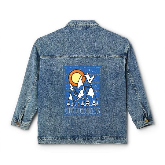Retro Buttermilk Mountain Classic Women's Denim Jackets