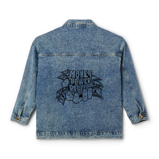 Money Power Respect Classic Women's Denim Jackets