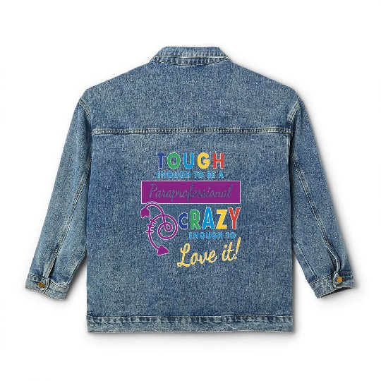 Teacher Assistant For Paraprofessional Classic Women's Denim Jackets