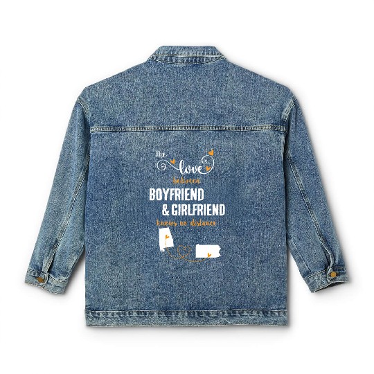 Love Between BF And GF Albm To Pennsylvania Classic Women's Denim Jackets