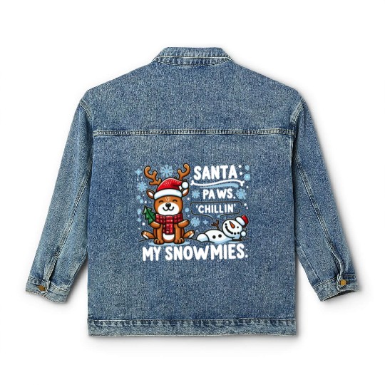 Winter Wonderland Embrace the Magic Classic Women's Denim Jackets
