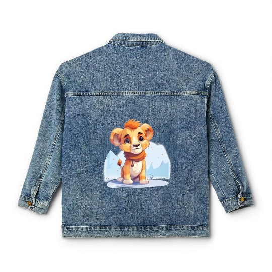 Baby Simba- The lion king Classic Women's Denim Jackets
