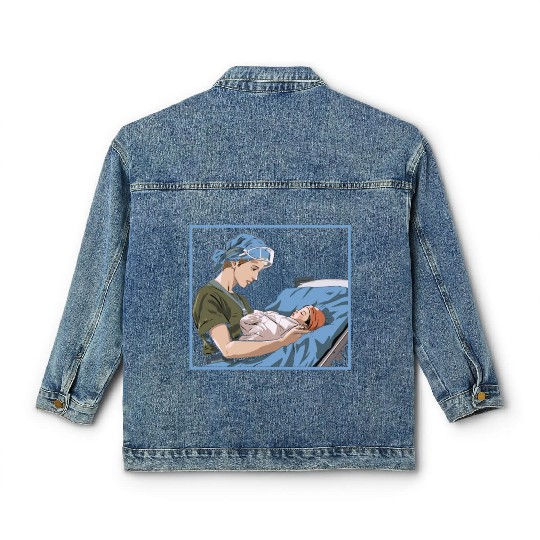Registered Nurse Medical Medicine Neonatal Nurse Classic Women's Denim Jackets