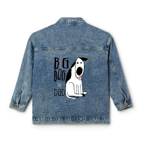 Big Dog Dad Classic Women's Denim Jackets