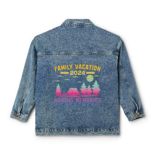 Summer Family Vacation Making Memories Classic Women's Denim Jackets