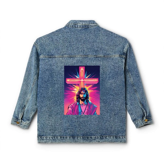 Jesus Christ Forgive Others Classic Women's Denim Jackets