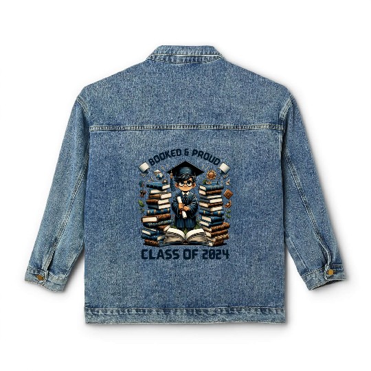 Literary Laureate: Booked & Proud - Class of 2024 Classic Women's Denim Jackets