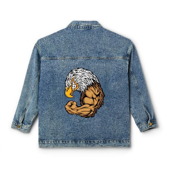 Strong eagle Classic Women's Denim Jackets